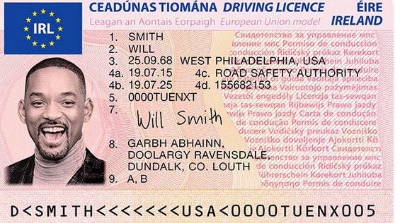 Editable Driver license Template for Online Verifications