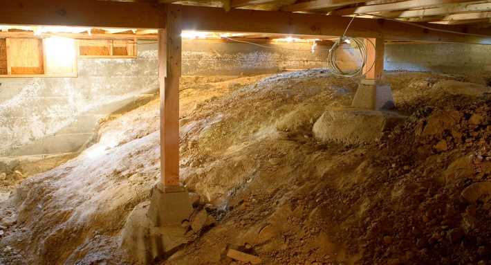 How to Fix Water Problems in the Crawl Space