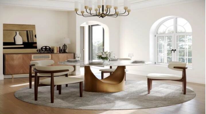 How to Style a Round Dining Room Table
